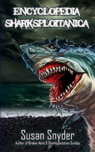 cover art for Encyclopedia Sharksploitanica by Susan Snyder