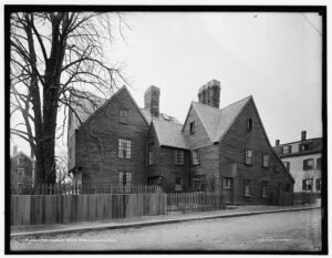 photo of The House of Seven Gables, in Salem, Massachusetts,c. 1915, courtesy of the Detroit Publishing Co. 