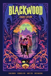 Cover art for Blackwood Library Edition by Evan Dorkin